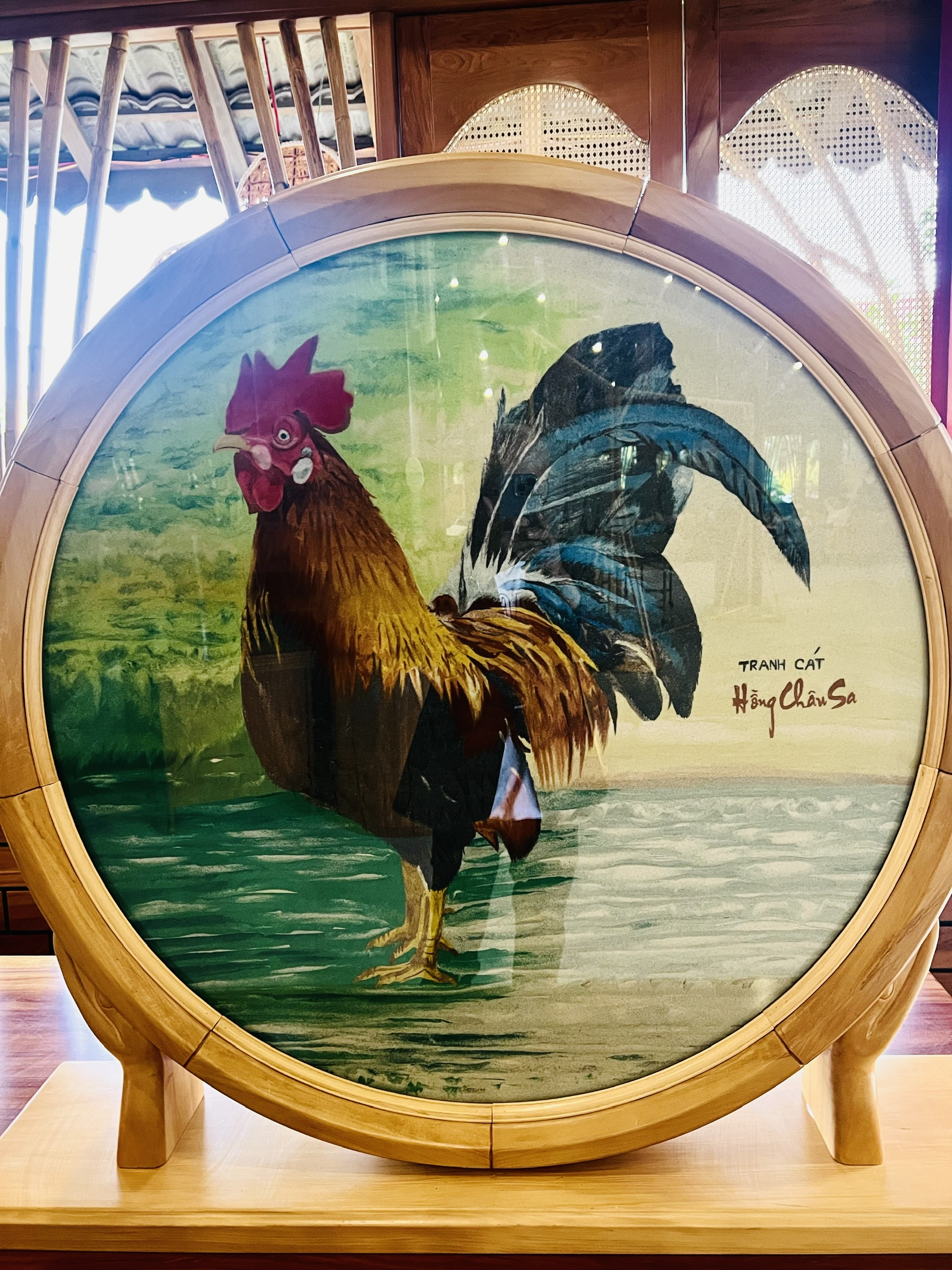 Painting of chicken