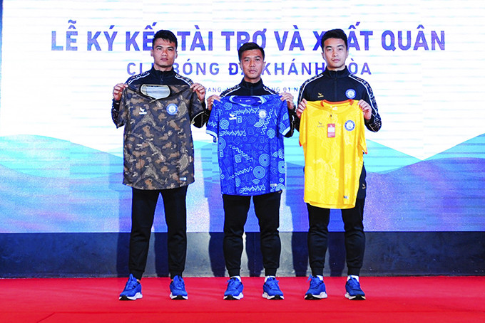 New jerseys of Khanh Hoa FC in 2023 season