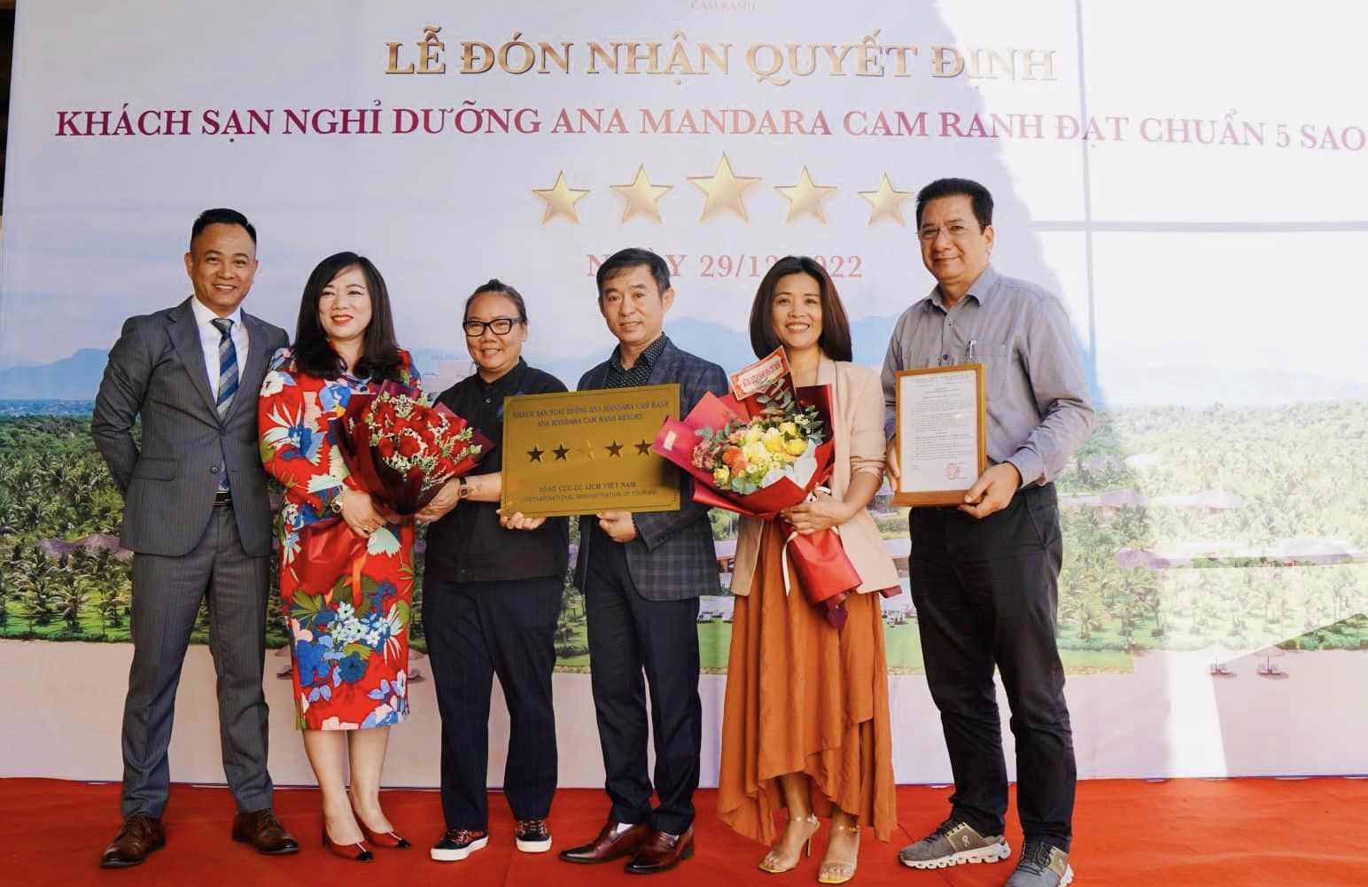 Ana Mandara Cam Ranh receives 5-star standard recognition