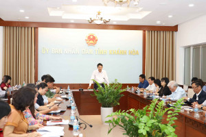 Họp Ban tổ chức lễ kỷ niệm 370 năm hình thành và phát triển tỉnh Khánh Hòa