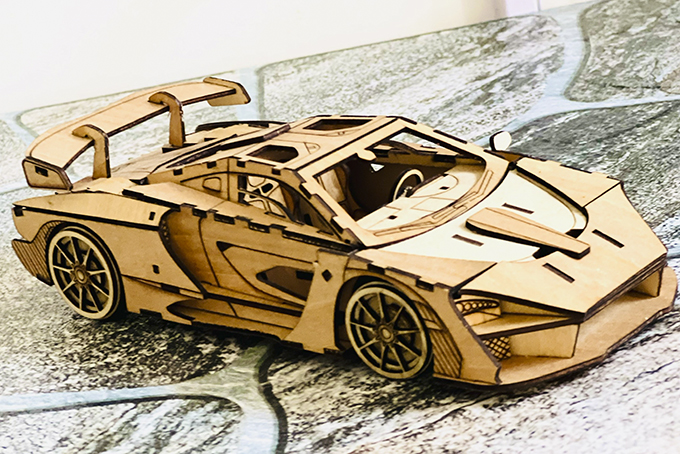 Siêu xe Mc Laren Senna do anh Tâm thiết kế.