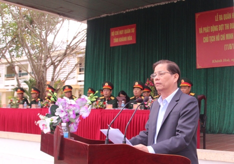 Lực lượng vũ trang tỉnh Khánh Hòa tổ chức ra quân huấn luyện năm 2023