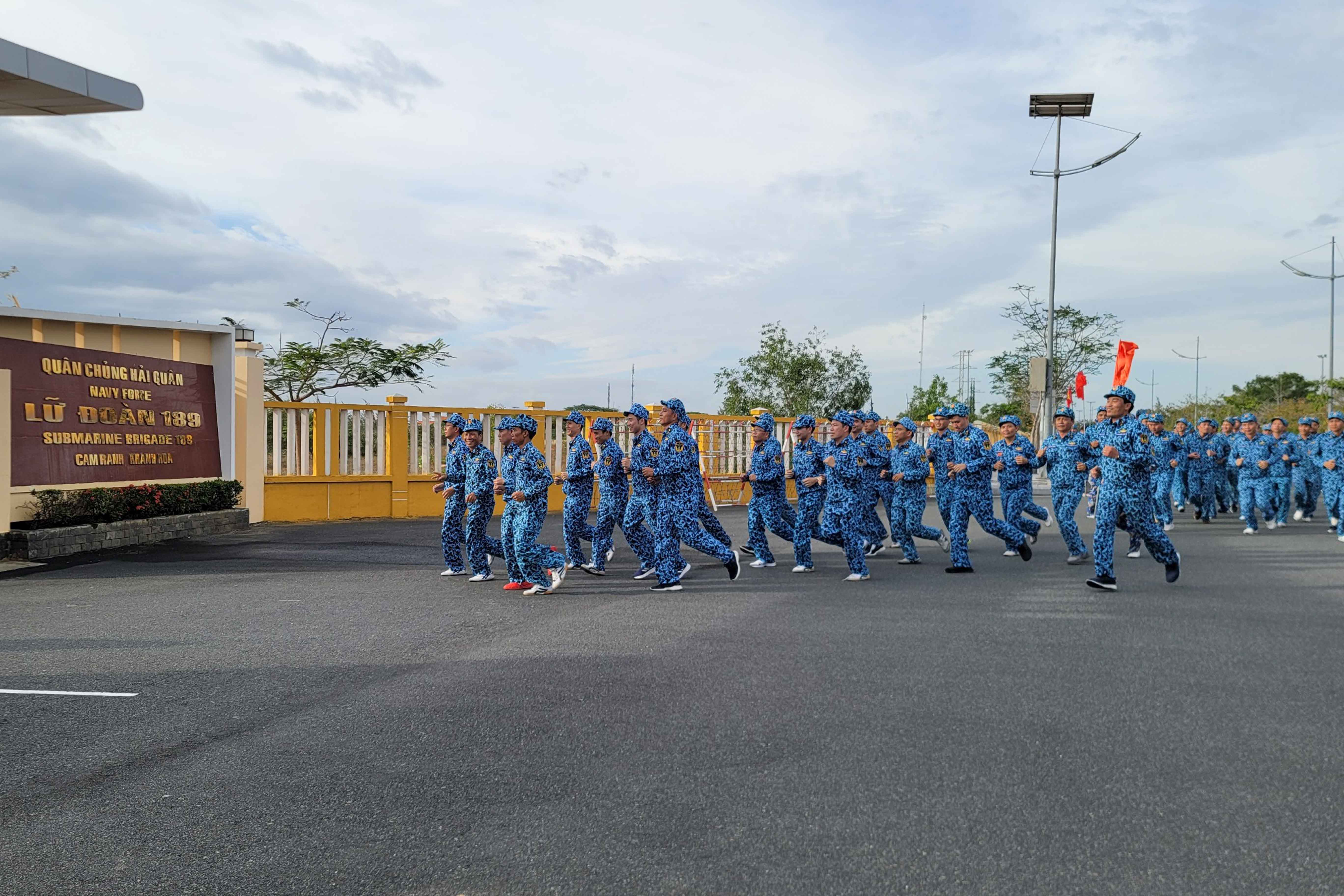 Lữ đoàn 189: Tổ chức Ngày chạy thể thao quân sự