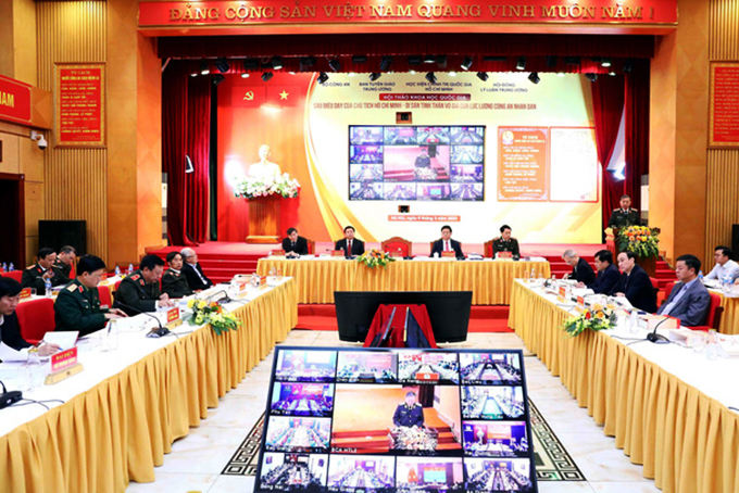 Hội thảo &quot;6 điều dạy của Chủ tịch Hồ Chí Minh - Di sản vô giá của lực lượng Công an nhân dân&quot;