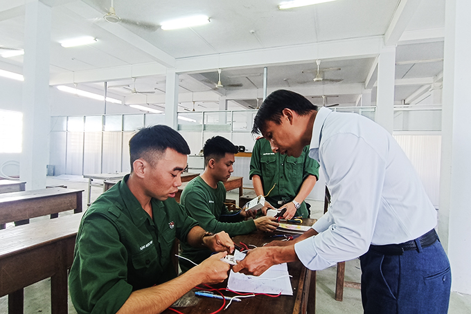 Quan tâm tạo việc làm cho quân nhân xuất ngũ