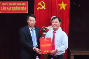 Ông Nguyễn Văn Hào giữ chức vụ Chủ tịch kiêm Giám đốc Công ty TNHH Một thành viên Lâm sản Khánh Hòa