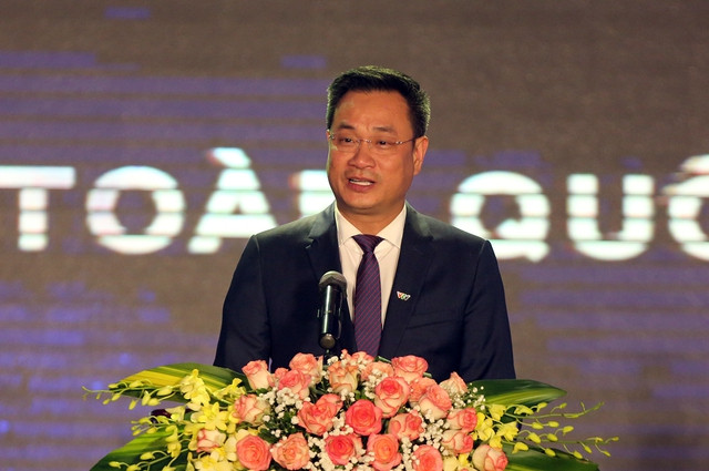 Tổng Giám đốc Đài truyền hình Việt Nam Lê Ngọc Quang: Mọi hoạt động của Liên hoan luôn hướng đến và phục vụ đại đa số nhu cầu của các đài truyền hình - Ảnh: VGP/Hải Minh