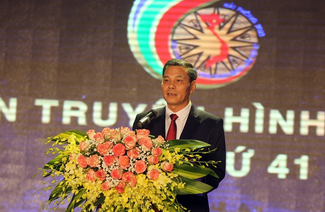 Chủ tịch UBND TP. Hải Phòng Nguyễn Văn Tùng phát biểu chào mừng Liên hoan - Ảnh: VGP/Hải Minh