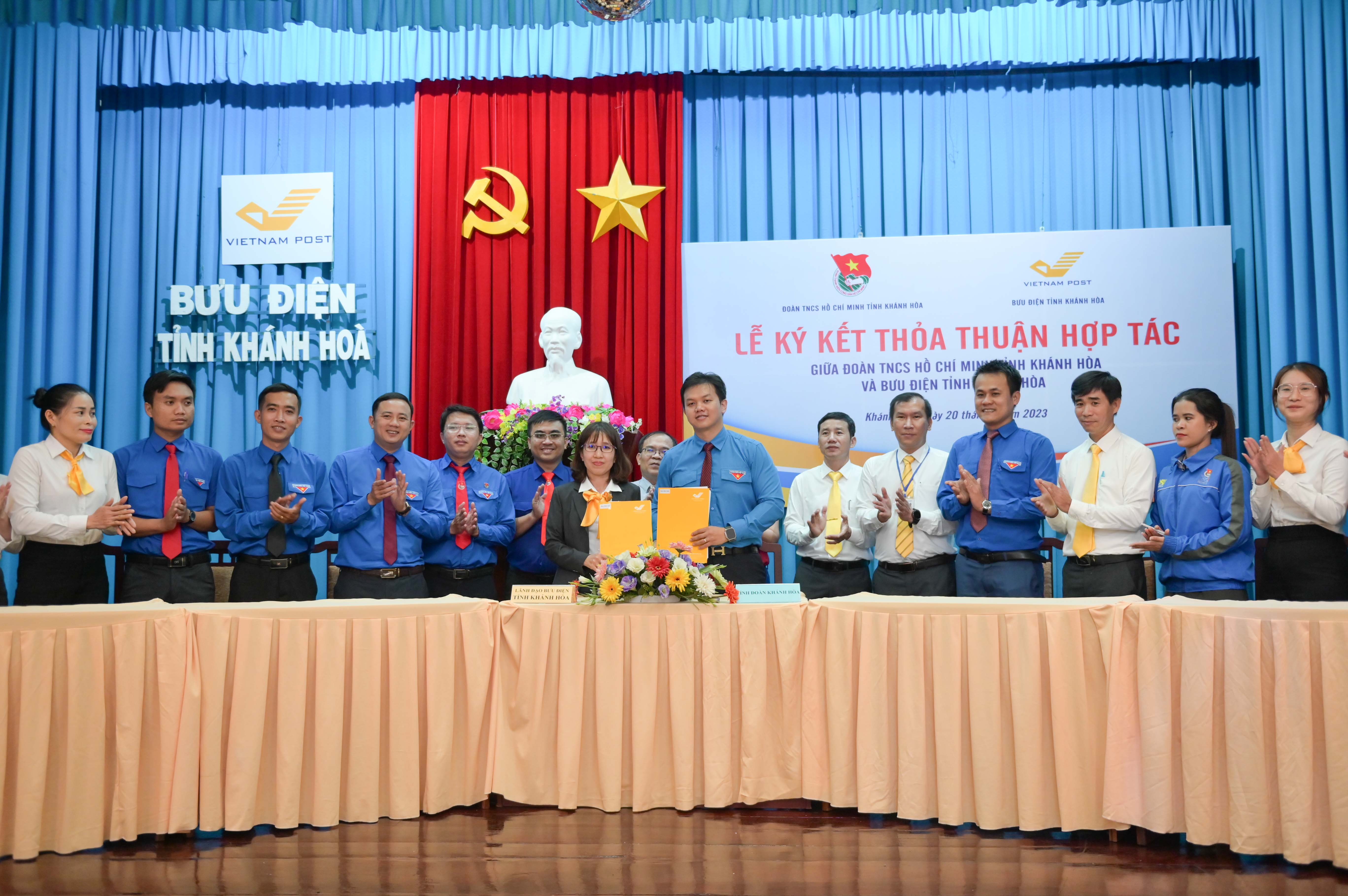 Ký kết chương trình hợp tác giai đoạn 2023 - 2026 giữa đoàn thanh niên và bưu điện các cấp