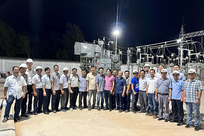 Nghiệm thu, đóng điện Trạm biến áp 110kV Vạn Ninh 2