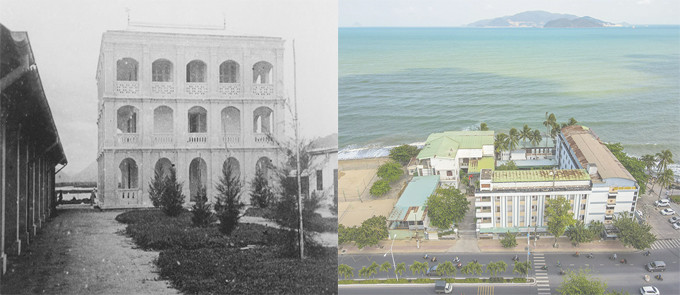 Nhà của bác sĩ A.Yersin tại Nha Trang trước đây (ảnh tư liệu), nay là khu vực Nhà khách T78. Ảnh: Vĩnh Thành