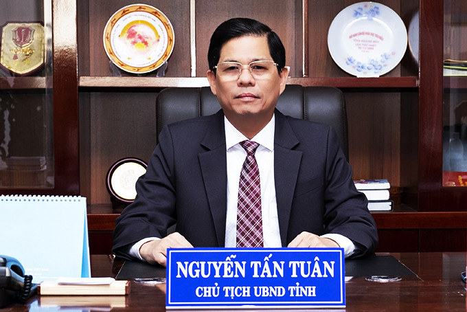 Ông Nguyễn Tấn Tuân - Phó Bí thư Tỉnh ủy, Chủ tịch UBND tỉnh
