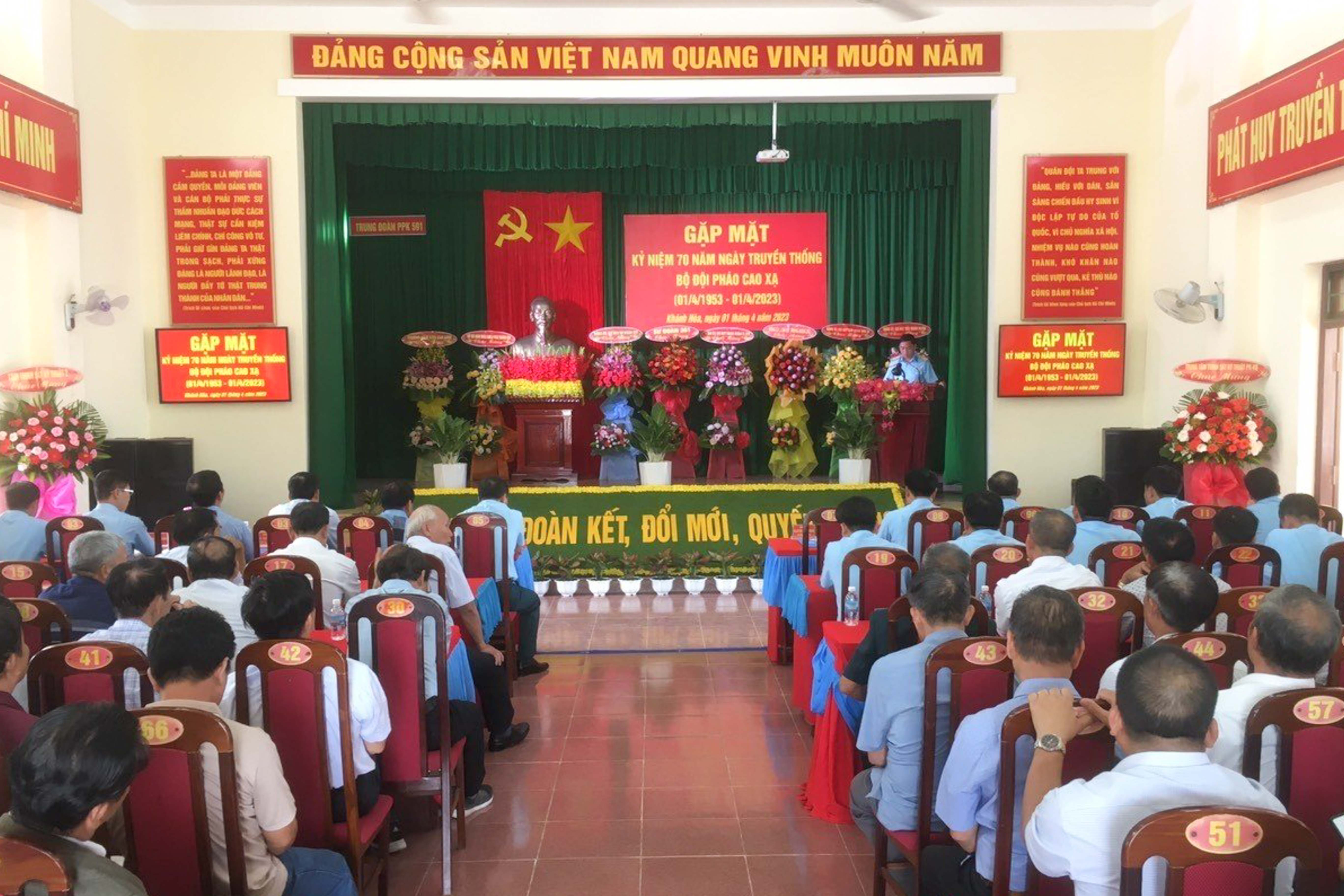 Trung đoàn 591, Sư đoàn Phòng không 377: Gặp mặt kỷ niệm 70 năm Ngày truyền thống Bộ đội pháo cao xạ