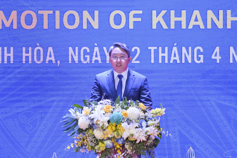 Bí thư Tỉnh ủy Nguyễn Hải Ninh phát biểu tiếp thu chỉ đạo của Thủ tướng Chính phủ.