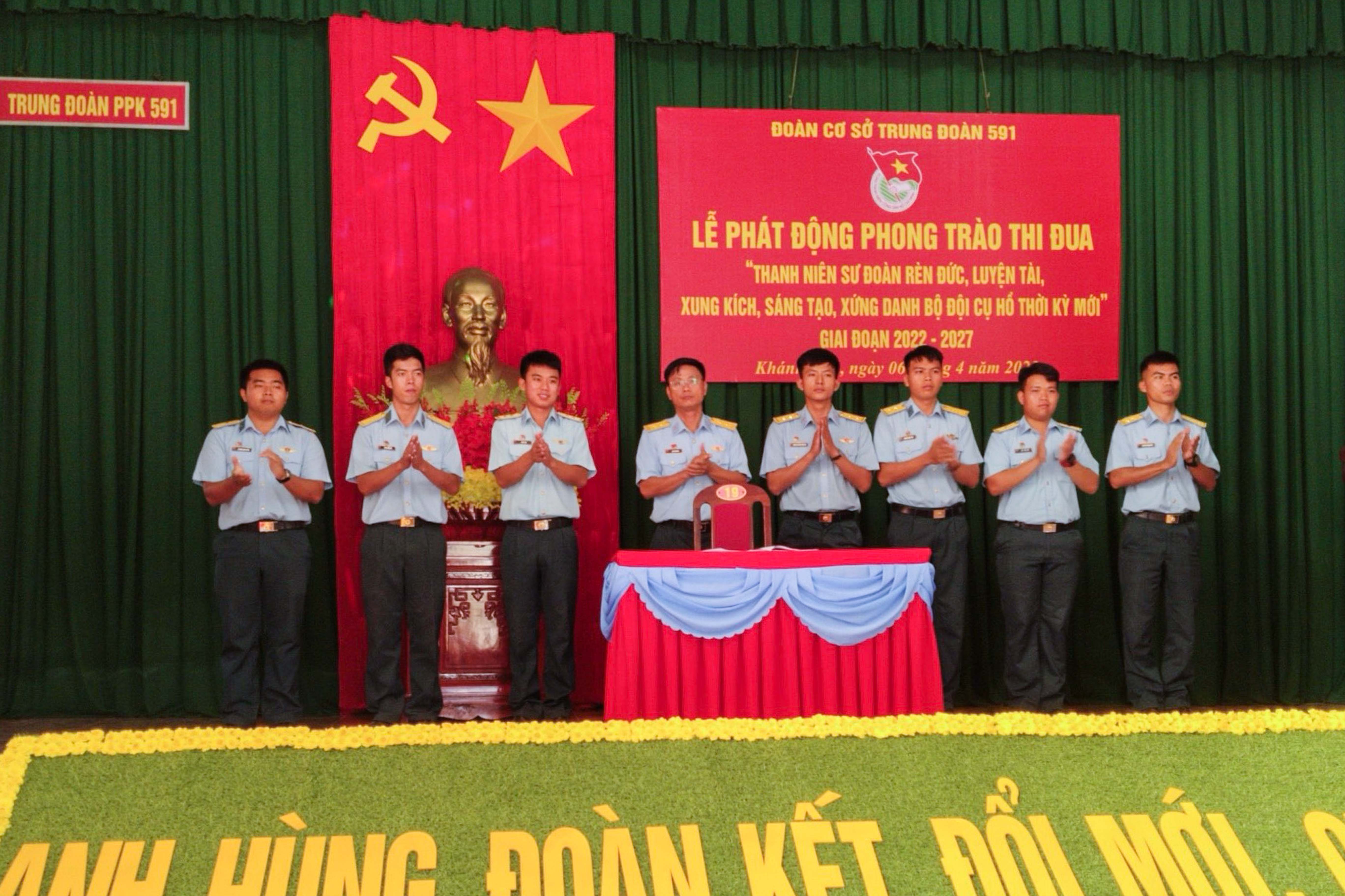 Đoàn cơ sở Trung đoàn 591: Phát động phong trào thi đua trong thanh niên