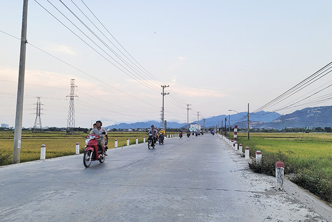Điểm đầu dự án đường giao thông liên vùng Diên Khánh giao với đường Nguyễn Lương Bằng  (thuộc xã Vĩnh Phương, TP. Nha Trang).